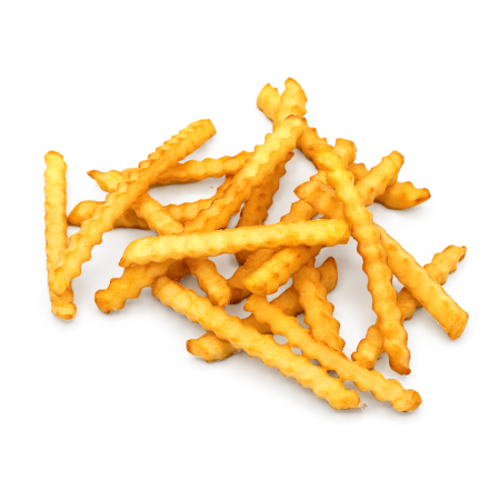 أصابع بطاطس ذات تقطيع ملفوف  10/10 mm