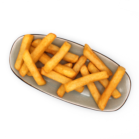 Coated رقائق البطاطس المقلية المقطّعة إلى شرائح سميكة  14/14 mm