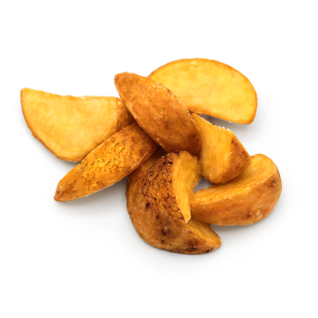 Aardappelpartjes in 8 parten met schil