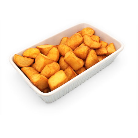 بطاطس محمرّة بالفرن (من الحجم الصغير)   مقطّع إل 8/12