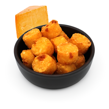 بطاطس ناغتس مع جبن الشيدر