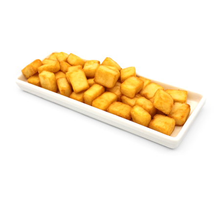 Aardappelblokjes 12/18/25 mm (Zonnebloemolie)