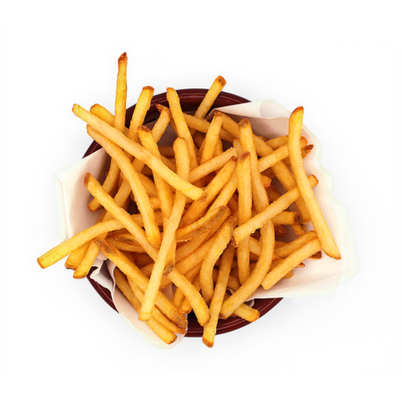 Coated رقائق البطاطسالمقليّة النحيفة  5,5/5,5 mm Skin-On