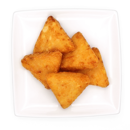 بطاطس مهروسة مقليّة من الحجم الصغير