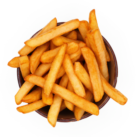 Coated بطاطس بلجيكية  أسلوب التقطيع اليدوي