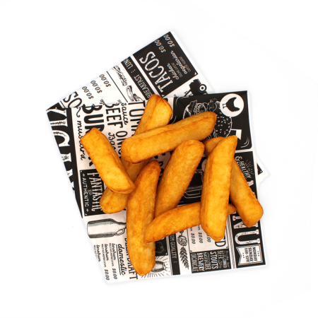 Coated رقائق  البطاطس المقرمشة الخاصة بالحانات رقائق البطاطس المقطعة بشكلٍ سميك 18/18 mm