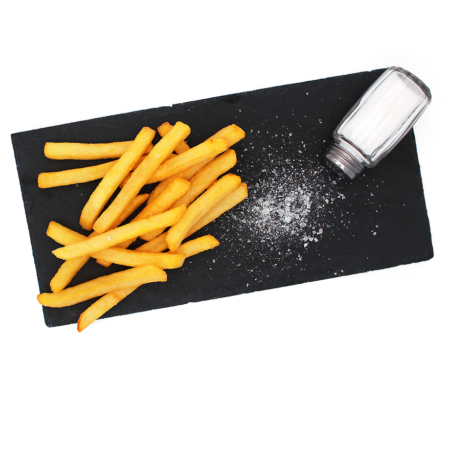 Salted Coated رقائق البطاطس المقلية على الطريقة التقليدية  9/9 mm