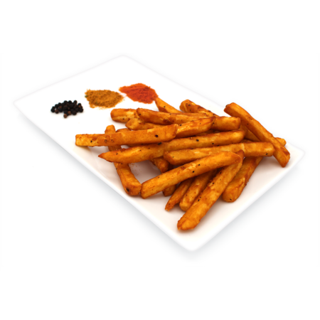 10/10 mm أصابع بطاطس مُتبلة بتوابل الكاجون