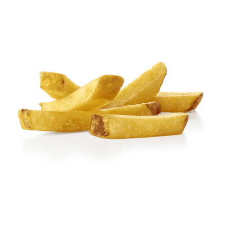 Frites belges fraiches avec peau